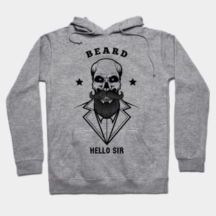 EPIC Beard Hello SIR Design Hoodie